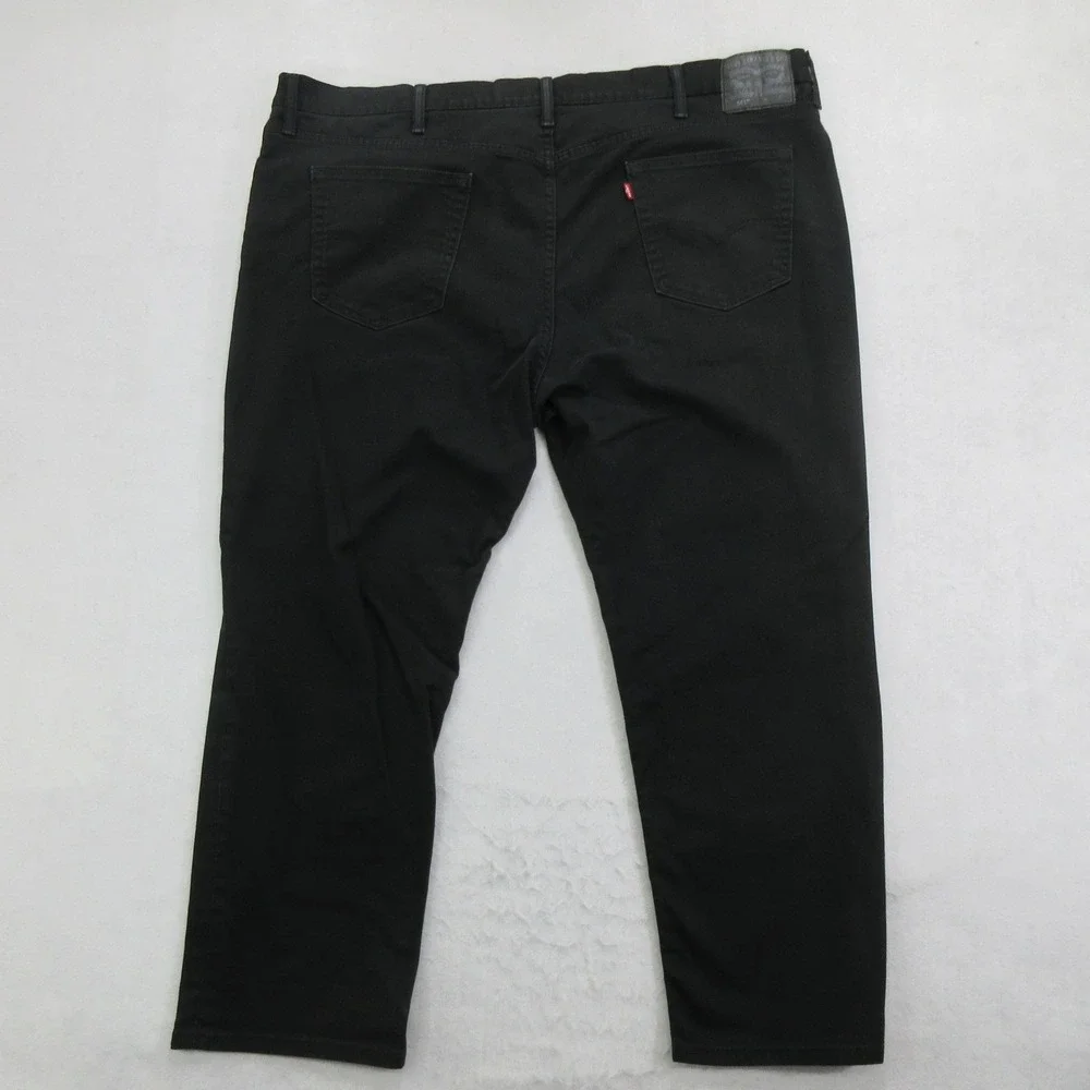 Levis 541 Mens Jeans Size 48x27 Black Athletic Taper Stretch